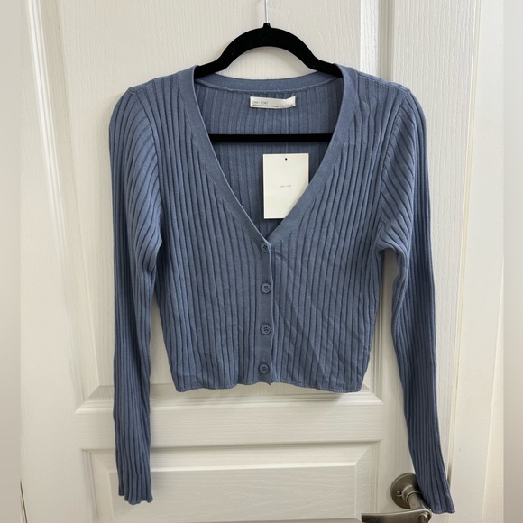 OAK+FORT Blue Cardigan [S] - Picture 1 of 3